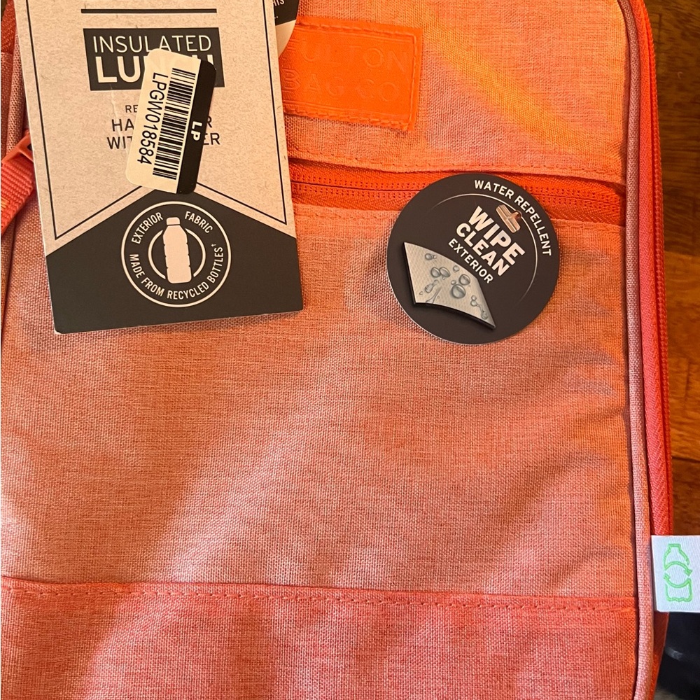 Insulated Pink Lunch Bag